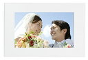 【中古】FUJIFILM デジタルフォトフレーム 7インチ 内蔵メモリー1GB 解像度800×480 ホワイト DP-700SH W(2)
