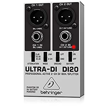 【中古】(未使用品)ベリンガー ダイレクトボックス 2ch ULTRA-DI DI20