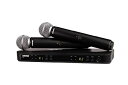 【中古】(非常に良い)SHURE BLX288/SM58 デュアルチャンネルハンドヘルド型ワイヤレスシステム