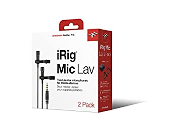 【中古】IK Multimedia iRig Mic Lav 2Pack 高音質ラベリアマイク (ピンマイク)