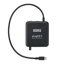 【中古】(非常に良い)KORG iPhone/iPad用モバイルMIDI+オーディオ・インターフェイス plugKEY BK ブラック