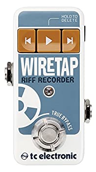 【中古】tc electronic コンパクト リフレコーダー WIRETAP RIFF RECORDER【メーカー名】ティーシーエレクトロニック(Tc Electronic)【メーカー型番】WIRETAP RIFF RECORDER【ブランド名】ティーシーエレクトロニック(Tc Electronic)【商品説明】tc electronic コンパクト リフレコーダー WIRETAP RIFF RECORDERWireTapはボタン一つですぐさま録音を開始できるシンプルさを実現し、アイディアを忘れる間もなく、キャプチャーできる手軽さを提供します。ペダルに録音したアイディアは、無償のWireTapアプリをインストールしたスマホにBluetooth転送できます。WireTapアプリは高品位スタンドアローン・レコーダーとしても活用でき、アプリ内でファイルにタグや名前を付けたり、ファイルのグルーピング、トリミング、共有、など充実したファイル・マネージメント機能も搭載WireTap Riff Recorderは最長8時間の24-bit非圧縮オーディオの録音が可能です。自動リミッターを内蔵しており、クリッピングとは無縁のクリアなサウンドで収録できます。音質と余裕の録音時間を両立した、最もシンプルでスマートなソングライティング・ツールの完成です。中古品のため使用に伴うキズ等がございますが、問題なくご使用頂ける商品です。画像はイメージ写真ですので商品のコンディション、付属品の有無については入荷の度異なります。当店にて、動作確認・点検・アルコール等のクリーニングを施しております。中古品のため限定特典や補償等は、商品名、説明に記載があっても付属しておりません予めご了承下さい。当店では初期不良に限り、商品到着から7日間は返品を 受付けております。他モールとの併売品の為、完売の際はご連絡致しますのでご了承ください。ご注文からお届けまで1、ご注文⇒ご注文は24時間受け付けております。2、注文確認⇒ご注文後、当店から注文確認メールを送信します。3、お届けまで3〜10営業日程度とお考え下さい。4、入金確認⇒前払い決済をご選択の場合、ご入金確認後、配送手配を致します。5、出荷⇒配送準備が整い次第、出荷致します。配送業者、追跡番号等の詳細をメール送信致します。6、到着⇒出荷後、1〜3日後に商品が到着します。　※離島、北海道、九州、沖縄は遅れる場合がございます。予めご了承下さい。お電話でのお問合せは少人数で運営の為受け付けておりませんので、メールにてお問合せお願い致します。営業時間　月〜金　10:00〜17:00お客様都合によるご注文後のキャンセル・返品はお受けしておりませんのでご了承下さい。
