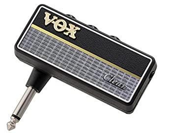 【中古】VOX ヘッドフォン ギターアンプ amPlug2 Clean ケーブル不要 ギターに直接プラグ・イン 自宅練習に最適 電池駆動 エフェクト内蔵 ナチュラルなク