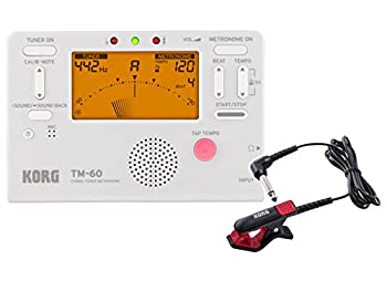 šKORG  塼ʡ ȥΡ TM-60 ۥ磻 TM-60-WH + ץ CM-300-BKRD å