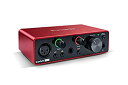 【中古】(非常に良い)Focusrite Scarlett Solo 3rd Gen オーディオインターフェイス