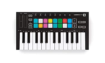 【中古】novation ノベーション - 25鍵盤 MIDI キーボード コントローラー LAUNCHKEY MINI MK3【メーカー名】novation【メーカー型番】AMS-LAUNCHKEY-MINI-MK3【ブランド名】Novation【商品説明】novation ノベーション - 25鍵盤 MIDI キーボード コントローラー LAUNCHKEY MINI MK3LAUNCH KEY MINIは多彩で合理化された機能を小型の筐体に集約した25鍵盤のMIDIキーボードです。中古品のため使用に伴うキズ等がございますが、問題なくご使用頂ける商品です。画像はイメージ写真ですので商品のコンディション、付属品の有無については入荷の度異なります。当店にて、動作確認・点検・アルコール等のクリーニングを施しております。中古品のため限定特典や補償等は、商品名、説明に記載があっても付属しておりません予めご了承下さい。当店では初期不良に限り、商品到着から7日間は返品を 受付けております。他モールとの併売品の為、完売の際はご連絡致しますのでご了承ください。ご注文からお届けまで1、ご注文⇒ご注文は24時間受け付けております。2、注文確認⇒ご注文後、当店から注文確認メールを送信します。3、お届けまで3〜10営業日程度とお考え下さい。4、入金確認⇒前払い決済をご選択の場合、ご入金確認後、配送手配を致します。5、出荷⇒配送準備が整い次第、出荷致します。配送業者、追跡番号等の詳細をメール送信致します。6、到着⇒出荷後、1〜3日後に商品が到着します。　※離島、北海道、九州、沖縄は遅れる場合がございます。予めご了承下さい。お電話でのお問合せは少人数で運営の為受け付けておりませんので、メールにてお問合せお願い致します。営業時間　月〜金　10:00〜17:00お客様都合によるご注文後のキャンセル・返品はお受けしておりませんのでご了承下さい。