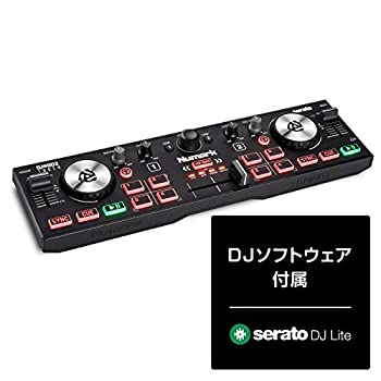 【中古】Numark コンパクト DJコントローラー Serato DJ用ミキサー付きオーディオインターフェース内蔵 USB 2デッキ クロスフェーダー・タッチセンシティ