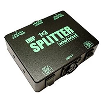 (未使用品)whirlwind 1 IN 3 OUTマイクレベルスプリッター IMP 1X3 SPLITTER