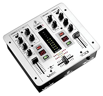 【中古】BEHRINGER(ベリンガー) PRO MIXER VMX100 BPMカウンター搭載 2チャンネルDJミキサー VMX100-PROMIXER