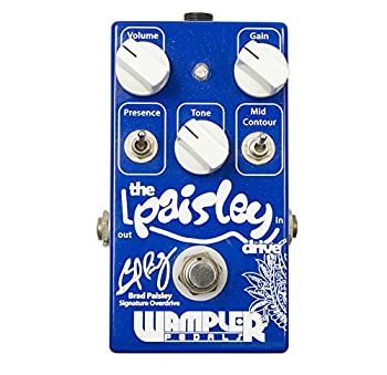 【中古】Wampler Pedals [ワンプラーペダル] Paisley Drive【メーカー名】WAMPLER【メーカー型番】PAISLEYDRIVE【ブランド名】Wampler【商品説明】Wampler Pedals [ワンプラーペダル] Paisley Driveこちらの商品は並行輸入品、マニュアルは英語となります。日本国内でも問題なく使用できます。各製品の仕様に関しましては、製品の公式サイトにてご確認下さい。中古品のため使用に伴うキズ等がございますが、問題なくご使用頂ける商品です。画像はイメージ写真ですので商品のコンディション、付属品の有無については入荷の度異なります。当店にて、動作確認・点検・アルコール等のクリーニングを施しております。中古品のため限定特典や補償等は、商品名、説明に記載があっても付属しておりません予めご了承下さい。当店では初期不良に限り、商品到着から7日間は返品を 受付けております。他モールとの併売品の為、完売の際はご連絡致しますのでご了承ください。ご注文からお届けまで1、ご注文⇒ご注文は24時間受け付けております。2、注文確認⇒ご注文後、当店から注文確認メールを送信します。3、お届けまで3〜10営業日程度とお考え下さい。4、入金確認⇒前払い決済をご選択の場合、ご入金確認後、配送手配を致します。5、出荷⇒配送準備が整い次第、出荷致します。配送業者、追跡番号等の詳細をメール送信致します。6、到着⇒出荷後、1〜3日後に商品が到着します。　※離島、北海道、九州、沖縄は遅れる場合がございます。予めご了承下さい。お電話でのお問合せは少人数で運営の為受け付けておりませんので、メールにてお問合せお願い致します。営業時間　月〜金　10:00〜17:00お客様都合によるご注文後のキャンセル・返品はお受けしておりませんのでご了承下さい。