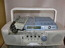 【中古】Victor　ビクター　JVC　RC-Z1MD-W　ホワイト　CD-MDポータブルシステム　Clavia　クラビア　（CD/MDデッキ）（ラジカセ形状）