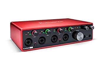 【中古】Focusrite Scarlett 18i8 3rd Gen オーディオインターフェイス