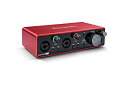【中古】Focusrite Scarlett 2i2 3rd Gen オーディオインターフェイス