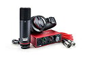 【中古】(非常に良い)Focusrite Scarlett Solo 3rd Gen Studio Pack オーディオインターフェイスセット
