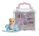 【中古】シルバニアファミリー 赤ちゃんハウス 木馬 B-38