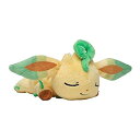 【中古】(非常に良い)ポケモンセンターオリジナル くったりぬいぐるみ リーフィア おやすみver.