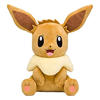 【中古】ポケモンセンターオリジナル ぬいぐるみ 等身大イーブイ おすわり