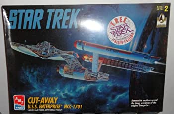 【中古】AMT Retl Star Trek Cut-away U.S.S. Enterprise NCC-1701 1/650 Scale Model Kit