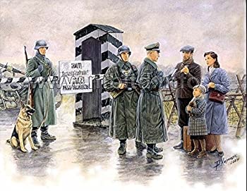 šۡɤCHECKPOINT SENTRY BOX CIVILIAN DOG 1/35 MASTER BOX 3527