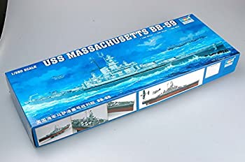 【中古】トランペッター 1/350 アメリカ海軍 BB-59 マサチューセッツ 05306 プラモデル