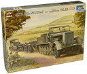 【中古】(未使用品)トランペッター 1/72 18tハーフトラック&Sd.Ah.116トレーラー 07275 プラモデル