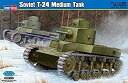 【中古】ホビーボス 1/35 ファイティングヴィークルシリーズ ソビエト T-24 中戦車 プラモデル