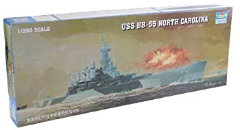 【中古】トランペッター 1/350 米海軍 戦艦 BB-55 ノースカロライナ プラモデル