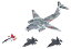 【中古】ピットロード 1/700 スカイウェーブシリーズ 自衛隊航空機セット1 X-2/F-35A/F-35B 各4機 C-2 2機入り プラモデル S45