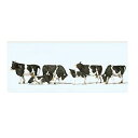 【中古】(非常に良い)プライザー 牛(白黒 ホルスタイン種) 6頭 塗装済完成品 HO(1/87) 10145