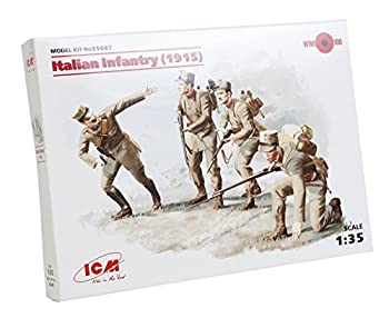 【中古】ICM 1/35 第一次世界大戦 イタリア歩兵 1915 プラモデル【メーカー名】アイシーエム【メーカー型番】ICM35687【ブランド名】アイシーエム【商品説明】ICM 1/35 第一次世界大戦 イタリア歩兵 1915 プラモデル組み立て、塗装が必要なプラモデル。別途、工具、塗料等が必要。中古品のため使用に伴うキズ等がございますが、問題なくご使用頂ける商品です。画像はイメージ写真ですので商品のコンディション、付属品の有無については入荷の度異なります。当店にて、動作確認・点検・アルコール等のクリーニングを施しております。中古品のため限定特典や補償等は、商品名、説明に記載があっても付属しておりません予めご了承下さい。当店では初期不良に限り、商品到着から7日間は返品を 受付けております。他モールとの併売品の為、完売の際はご連絡致しますのでご了承ください。ご注文からお届けまで1、ご注文⇒ご注文は24時間受け付けております。2、注文確認⇒ご注文後、当店から注文確認メールを送信します。3、お届けまで3〜10営業日程度とお考え下さい。4、入金確認⇒前払い決済をご選択の場合、ご入金確認後、配送手配を致します。5、出荷⇒配送準備が整い次第、出荷致します。配送業者、追跡番号等の詳細をメール送信致します。6、到着⇒出荷後、1〜3日後に商品が到着します。　※離島、北海道、九州、沖縄は遅れる場合がございます。予めご了承下さい。お電話でのお問合せは少人数で運営の為受け付けておりませんので、メールにてお問合せお願い致します。営業時間　月〜金　10:00〜17:00お客様都合によるご注文後のキャンセル・返品はお受けしておりませんのでご了承下さい。