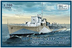 【中古】(非常に良い)IBG 1/700 イギリス ハントII級護衛駆逐艦 クヤヴィアク ポーランド海軍1942年 プラモデル PB70002