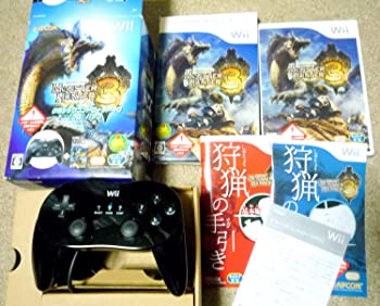 【中古】モンスターハンター3(トライ) クラシックコントローラPRO【クロ】パック(特典無し) - Wii