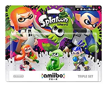 【中古】amiibo トリプルセット[ガール/イカ/ボーイ](スプラトゥーンシリーズ)