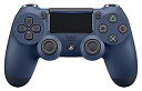 【中古】(非常に良い)ワイヤレスコントローラー (DUALSHOCK 4) ミッドナイト・ブルー