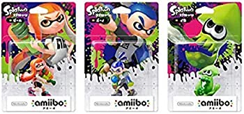 【中古】amiibo スプラトゥーン 全3種セット ガール ボーイ イカ