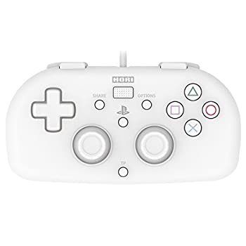 【中古】【SONYライセンス商品】ワイヤードコントローラーライト for PS4 ホワイト【PS4対応】