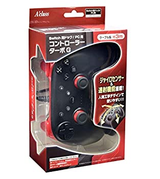 【中古】（非常に良い）Switch用ドック/PC用コントローラーターボG レッド