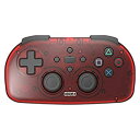 【中古】(非常に良い)【SONYライセンス商品】ワイヤレスコントローラーライト for PlayStation (R) 4 クリアレッド【PS4対応】