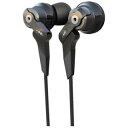 【中古】ラディウス インナーイヤーヘッドホン ブラック ハイレゾ対応 HP-NHR22K(2)