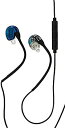 【中古】(非常に良い)Fender イヤホン 8.5mm チタン製 ダイナミック型 高遮音性 カナル型 ブルー CXA1-BLUE(2)