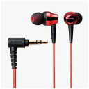 【中古】(非常に良い)ELECOM EHP-RH1000A ハイレゾ対応イヤホン レッド