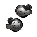 【中古】Jabra 完全ワイヤレスイヤホン Elite 65t チタンブラック Amazon Alexa搭載 BT5.0 ノイズキャンセリングマイク付 防塵防水IP55 2台同時接続 北