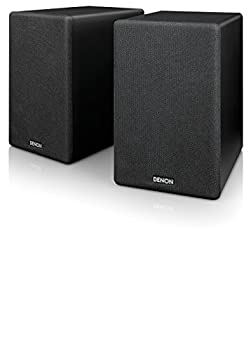 【中古】DENON ブックシェルフスピーカー 2ウェイシステム ブラック SC-N10-BKEM