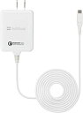 【中古】 SoftBank SELECTION スマートフォン用Qualcomm Quick Charge 2.0対応 ACアダプタ SB-AC12-HDQC/WH