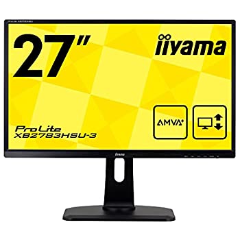 【中古】(非常に良い)iiyama モニター ディスプレイ XB2783HSU-B3 (27インチ/フルHD(1920×1080)/AMVA+/DisplayPort HDMI D-sub)