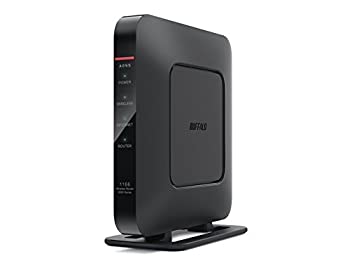 šBUFFALO WiFi ̵LAN 롼 WSR-1166DHP3/MBK 11ac ac1200 866+300Mbps ǥ奢Х 3LDK 2 iPhone8/iPhoneX/iPhoneXS/ Echo