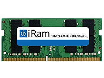 【中古】(非常に良い)iRam Technology IR16GSO2666D4 iMac(Early2019 27インチ) 増設メモリ 16GB DDR4/2666 260pin SO-DIMM