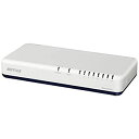 【中古】(非常に良い)BUFFALO Giga対応 プラスチック筐体 電源内蔵 8ポート LSW6-GT-8NP/WH ホワイト スイッチングハブ マグネット ...