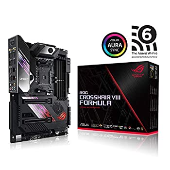 【中古】ASUS AMD AM4対応 マザーボード ROG CROSSHAIR VIII FORMULA 【ATX】【メーカー名】Asustek【メーカー型番】ROG CROSSHAIR VIII FORMULA【ブランド名】ASUSTek【商品説明】ASUS AMD AM4対応 マザーボード ROG CROSSHAIR VIII FORMULA 【ATX】【チップセット/ソケット/規格】AMD X570/ AM4 Socket/ ATM【CPU】AMD AM4 Socket 3rd and 2nd AMD Ryzen/2nd and 1st Gen AMD Ryzen with Radeon Vega Graphics Processors【対応メモリ】スロット数4(最大128GB) DDR4 MHz Memory【拡張スロット】1 x PCIe 4.0 x16 (x4 mode) 1 x PCIe 4.0 x1【ストレージ】8 x SATA 6 Gb/ s中古品のため使用に伴うキズ等がございますが、問題なくご使用頂ける商品です。画像はイメージ写真ですので商品のコンディション、付属品の有無については入荷の度異なります。当店にて、動作確認・点検・アルコール等のクリーニングを施しております。中古品のため限定特典や補償等は、商品名、説明に記載があっても付属しておりません予めご了承下さい。当店では初期不良に限り、商品到着から7日間は返品を 受付けております。他モールとの併売品の為、完売の際はご連絡致しますのでご了承ください。ご注文からお届けまで1、ご注文⇒ご注文は24時間受け付けております。2、注文確認⇒ご注文後、当店から注文確認メールを送信します。3、お届けまで3〜10営業日程度とお考え下さい。4、入金確認⇒前払い決済をご選択の場合、ご入金確認後、配送手配を致します。5、出荷⇒配送準備が整い次第、出荷致します。配送業者、追跡番号等の詳細をメール送信致します。6、到着⇒出荷後、1〜3日後に商品が到着します。　※離島、北海道、九州、沖縄は遅れる場合がございます。予めご了承下さい。お電話でのお問合せは少人数で運営の為受け付けておりませんので、メールにてお問合せお願い致します。営業時間　月〜金　10:00〜17:00お客様都合によるご注文後のキャンセル・返品はお受けしておりませんのでご了承下さい。