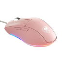 【中古】(非常に良い)COUGAR ゲーミングマウス MINOS XT Pink RGB対応 PMW3050光学センサー DPI調整可能 マクロ設定 Pinkカ...